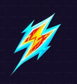 Energiegeladener Blitz